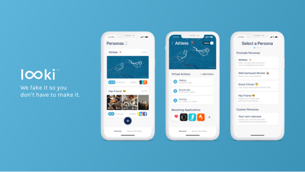 looki - a fictional mobile application that fakes sensor data