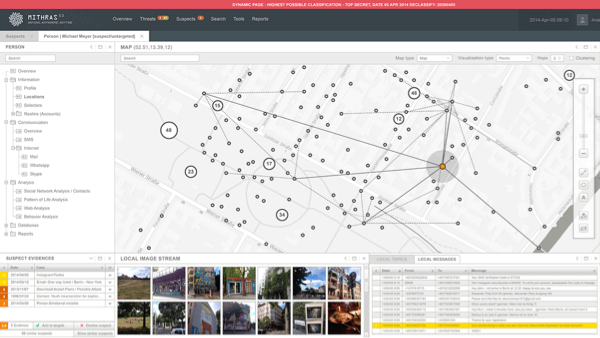 Mithras - a fictional monitoring software